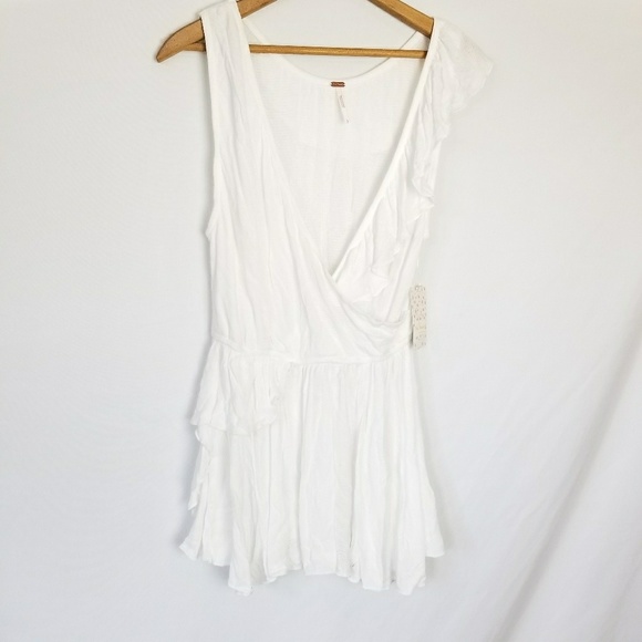 Free People Float Away Tank white NWT - Picture 7 of 7